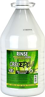 CrecePelo Natural Phytotherapeutic Rinse – Hair Growth Conditioner with Plant-Based Extracts – Intense Hydration, Repair & Shine – Anti-Flake Treatment for All Hair Types (128 oz)